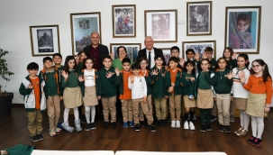 Belediyede hayat bilgisi dersi! Başkan Selvitopu'na ziyaret