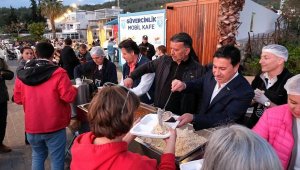 Bodrum'da iftar sofrası bu defa Güvercinlik'te kuruldu