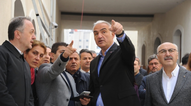 Erdoğan açmadan, iki bakan incelemeye geldi