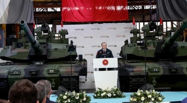 Cumhurbaşkanı Erdoğan, 'Yeni Altay' tankının TSK'ya teslim törenine katıldı