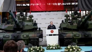 Cumhurbaşkanı Erdoğan, 'Yeni Altay' tankının TSK'ya teslim törenine katıldı