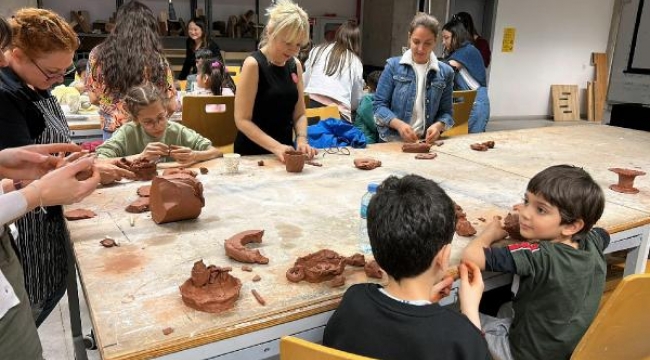 Depremzede 50 çocuk, hayallerini tasarladı
