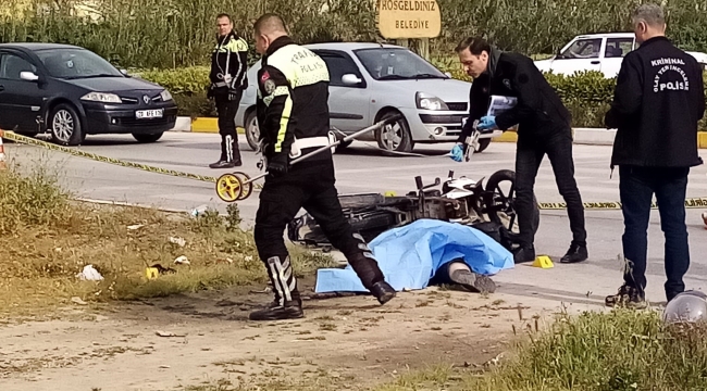 Elektrikli bisikletli kadının feci ölümü