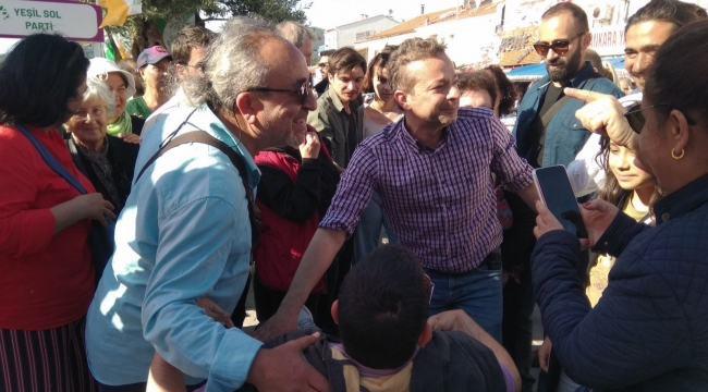 İzmir adayı İrfan Değirmenci Foça'da: TİP'e verilen oylar boşa gitmez