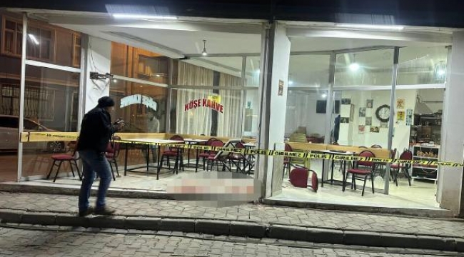 KahvehaneY pompalı ile ateş etti: 1 ölü, 1 yaralı