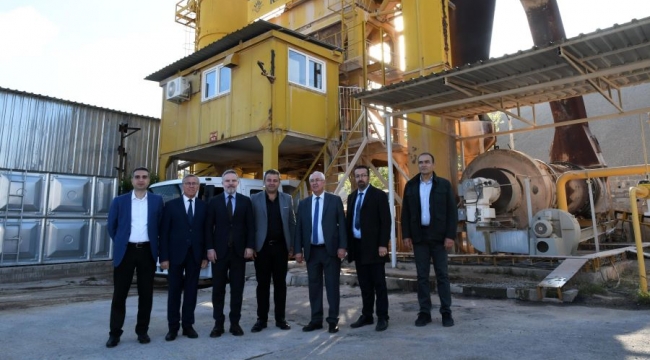 Karabağlar Belediyesi asfalt üretim tesislerini bakımdan geçirdi