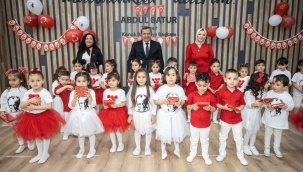 Konaklı miniklerden gururlandıran 23 Nisan Bayramı kutlaması