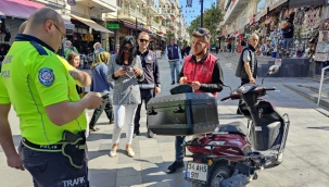 Kuşadası'nda hem zabıta hem polis ceza yağdırdı