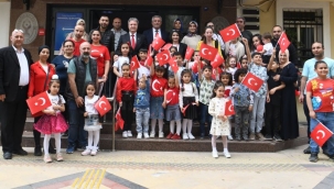 Mucize çocuklardan Belediye Başkanı İduğ'a park teşekkürü