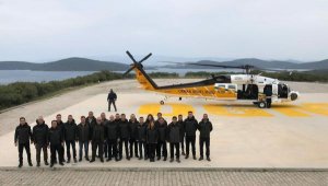 İlk yangın söndürme helikopteri Muğla'da