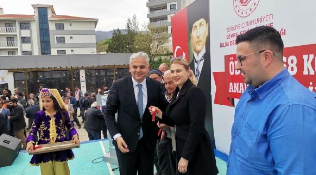 Ödemiş TOKİ'de 468 konutun hak sahibine anahtar teslimi