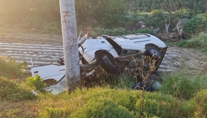 Tire'de feci kaza! Karı-koca hayatını kaybetti