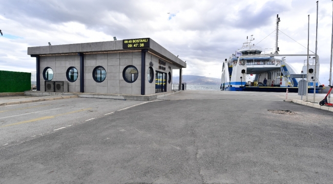 İzmir'de Üçkuyular ve Bostanlı feribot iskeleleri yenileniyor