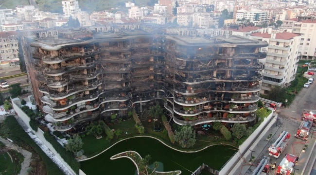 Yangının büyüklüğü gün ağarınca ortaya çıktı 