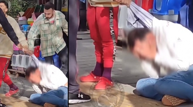 Yolda yürüyen kadına laf atınca mahalleli dövdü