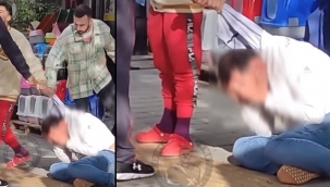 Yolda yürüyen kadına laf atınca mahalleli dövdü