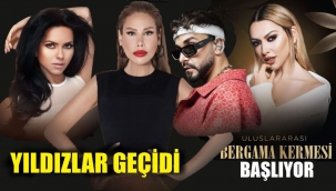 87 yıllık Bergama Kermesi'ne yıldız yağmuru