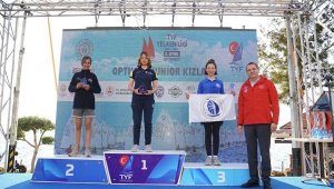 Ayvalık'ta TYF Yelken Ligi 2'nci ayak optimist yarışmaları sona erdi
