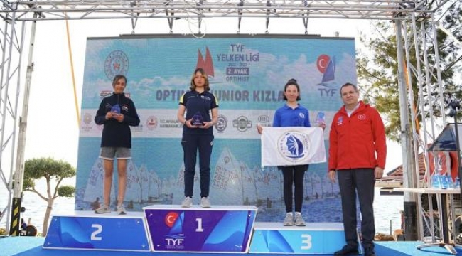 Ayvalık'ta TYF Yelken Ligi 2'nci ayak optimist yarışmaları sona erdi