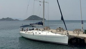 Bu yelkenli ile 96 kişi Yunanistan'a kaçıyordu