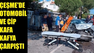 Çeşmede feci kaza, cip takla attı