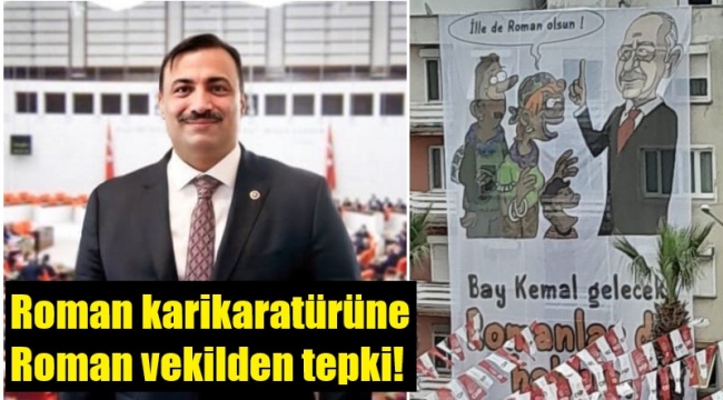 CHP'nin Roman karikatürüne tepki