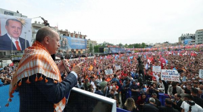 Erdoğan: 14 Mayıs'ta sandık önünüze geldiğinde tepkinizi orada gösterin