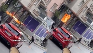 Eşrefpaşa'da molotoflu saldırı