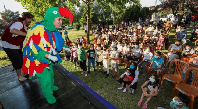 Gaziemir Belediyesi, çocuk oyunlarını parklarda sahneleyecek