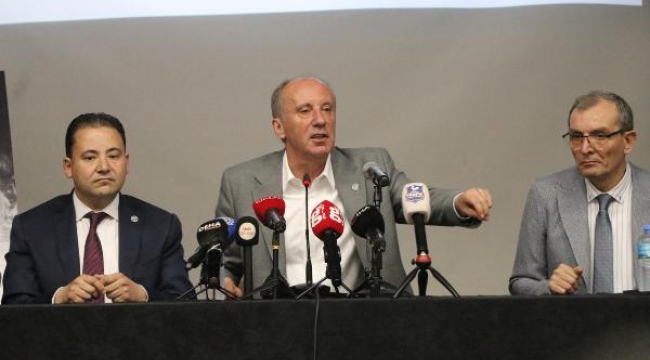 İnce: Ben olmasam Erdoğan birinci turda kazanıyor