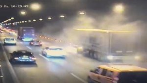 İşte o anlar! Tünelde 31 kişi boğuluyordu