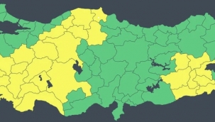 İzmir dahil 28 şehir için sarı kod
