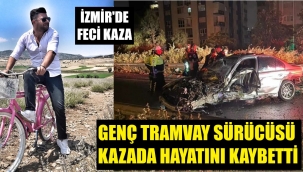 İzmir'de feci kaza! Bariyerlere çarpan aracın sürücüsü öldü
