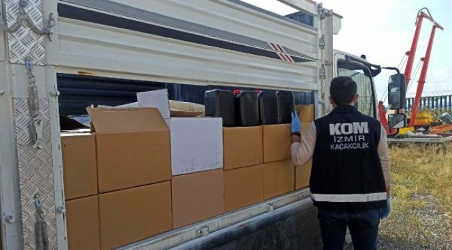 İzmir'de 30 ton sahte etil alkol ele geçirildi