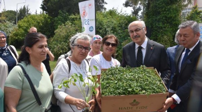 İzmirli kadınlara 312 bin sebze fidesi dağıtılıyor