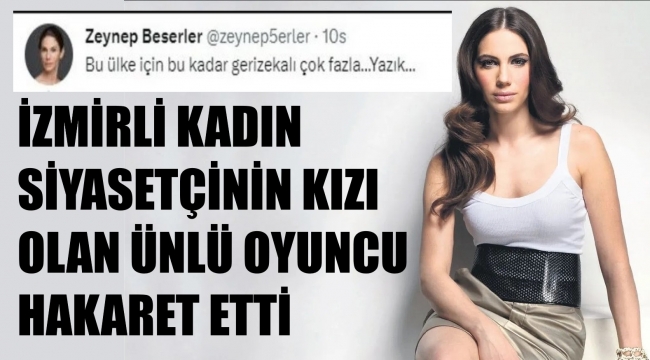 İzmirli ünlü oyuncu vatandaşa hakaret etti