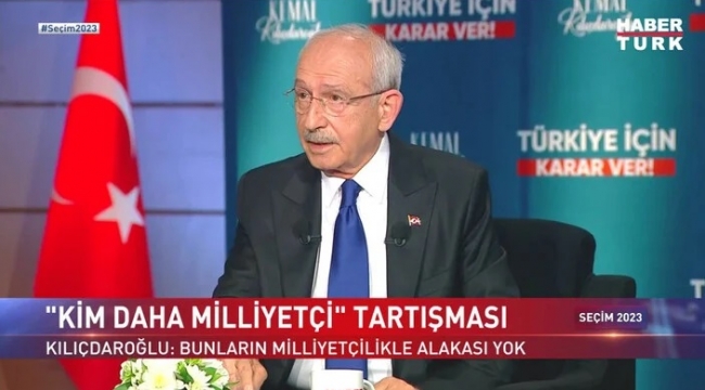 Kılıçdaroğlu: 6 okumuzdan birisi zaten milliyetçilik! Biz zaten milliyetçi partiyiz
