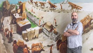 Kültür Sanat Fabrikası'na tarihi illüstrasyonlar yapıldı