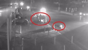 Motosikletli Çağan'ın öldüğü kaza kamerada