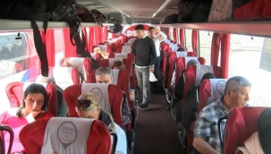 Otogarlarda seçim hareketliliği