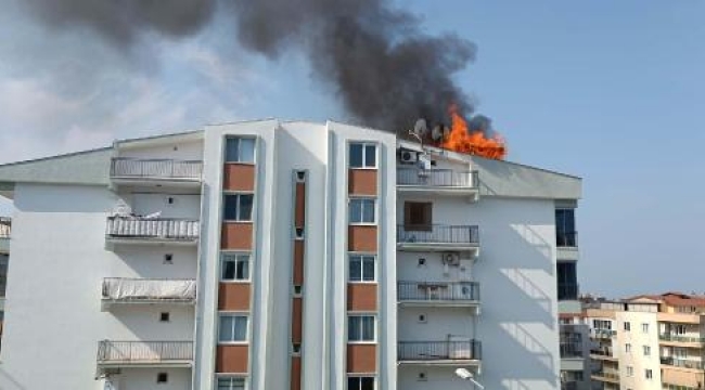 Sigaradan çıkan yangında dumandan etkilendi