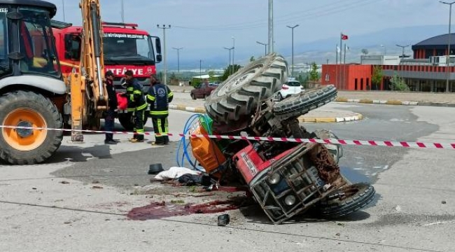 Traktörün altında kalan çiftçi öldü