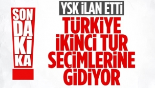 YSK açıkladı: Seçim 2. tura kaldı