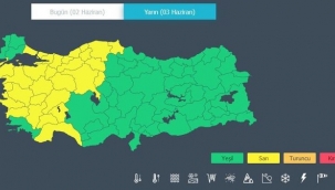 29 kente "sarı" alarm verildi! Yarına dikkat!