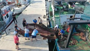 3 yılda deniz dibinden 50 bin metrekare hayalet ağ toplandı