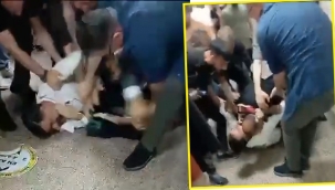 Adliyede avukatlar yumruk yumruğa kavga etti