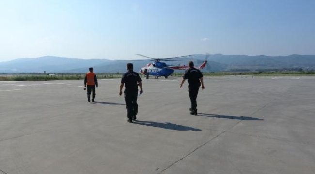 Aydın'da helikopter destekli denetim