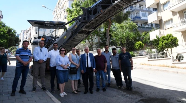 Başkan Selvitopu 3 mahalledeki asfaltlama çalışmalarını denetledi