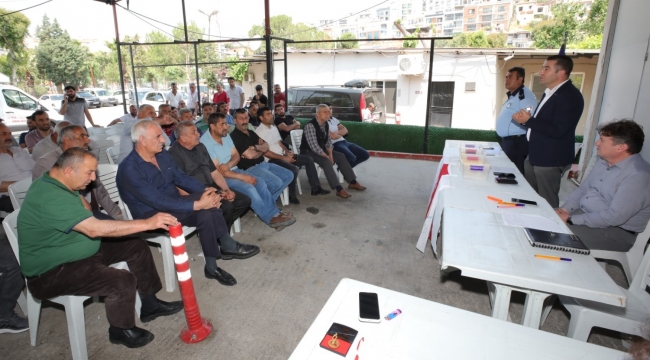 Bayraklı'da kurbanlık satış yerleri için kura çekimi yapıldı