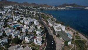 Bodrum Akyarlar yolu tamamlandı! 2.7 km'lik sıcak asfalt